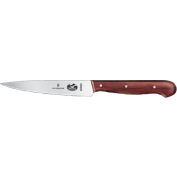 Victorinox 4.75 Steak Knife, Pointed Tip, Straight Edge, Rosewood Handle 40002