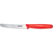 Victorinox 4.5 Steak Knife, Serrated Blade, Round Tip, Red Nylon 40504