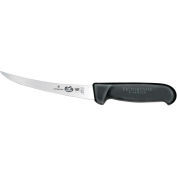 Victorinox 6 Boning Knife, Curved Blade, Flexible, Black Fibrox Handle 40517