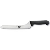 Victorinox 9 Offset Sandwich Bread Knife, Serrated Edge, Black Nylon Handle 40550