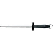 Victorinox 10 Steel Sharpener, Combination Cut, Round, Black Nylon Handle 40582