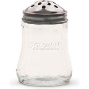 Vollrath® Traex Dripcut Cheese Shakers, 260, Round Perforated S/S Top, 4 Oz - Pkg Qty 12