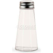 Vollrath® Traex Paneled Jar Salt & Pepper Shakers, 302-0, Stainless Top, 2 Oz - Pkg Qty 72