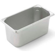 Vollrath® Super Pan V Stainless Steam Table Pan, 30362, 6" Depth, 1/3 Size - Pkg Qty 6