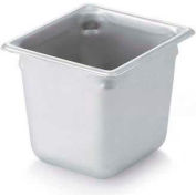 Vollrath® Super Pan V Stainless Steam Table Pan, 30662, 6" Depth, 1/6 Size - Pkg Qty 6