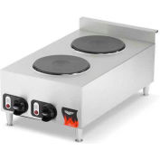Vollrath, Electric Hot Plate, 40739, 9" Solid Burners, 24" X 24" X 26"