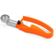 Vollrath, Standard Length Squeeze Disher, 47404, Orange, 0.33 Oz. Capacity - Pkg Qty 12