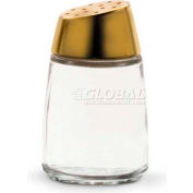 Vollrath® Traex Continental Collection Salt & Pepper Shakers, 802G-12, Gold Top, 2 Oz - Pkg Qty 12