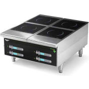 Vollrath, Cayenne Heavy-Duty Induction Hot Plate, 924HIDC, Four-Hob Digital, 24" X 13-5/8" X 30"