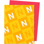 Neenah Paper Astrobrights Card Stock Paper, 8-1/2" x 11", Re-Entry Red, 250 Sheets/Pack