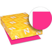 Neenah Paper Astrobrights Card Stock Paper, 8-1/2"W x 11"H, Fireball Fuschia, 250 Sheets/Pack