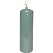 TurboTorch® AC-B Acetylene Tank, 40 Cubic Feet, Cylinder, Gray, CGA-520, 6.5"Dia, Empty
