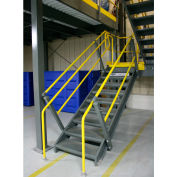 Wildeck® OSHA Stair Closed Tread With Open Riser 36" Wide, 8' Clearance
