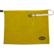 Ironcat Leather Waist Apron, Golden Yellow, 24" W x 18" L, All Leather
