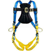 Werner® H262001 Blue Armor Climbing/Positioning Harness, Tongue Buckle Legs, S