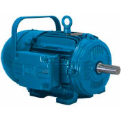 WEG Brake Motor, 00109ET3EBM182T-W22, 1 HP, 900 RPM, 230/460 Volts, TEFC, 3 PH