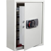 Wilson Safe Heavy Duty Key Safe Cabinet - 17&quot;W x 9-1/2&quot;D x 22&quot;H, Electronic Lock, Gray