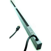 Wiremold 3A86B2-1 Power Distribution Unit, 100 to 127V, 30A, 70"L, Includes 36- 20A Outlets