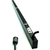 Wiremold 3B44B2-1 Power Distribution Unit, 100 to 127V, 20A, 48"L, 24 Outlets