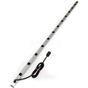 Wiremold 7712ULBD20R-TL CabinetMATE Surge Strip, 125V, 20A, 77"L, 12 Outlets