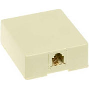 Legrand® SMTE14I Surface Mount Modular RJ11 Telephone Jack - Pkg Qty 10