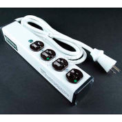 Wiremold ULBH4-15 Multi-Outlet Power Unit, 10-3/4"L, 4 Outlets, 15' Cord