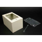 Wiremold V2444 Single Gang Extra Deep Device Box, 4-5/8"L