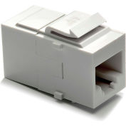 Legrand® WP3451-WH Cat 5e RJ45 Coupler Keystone Insert, White - Pkg Qty 20