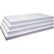 Slatwall White Shelves, 3/4"Hx8"Dx14"W, Finished on 2 Sides and 3 Edges