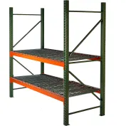 3 Level 144w x 48d x 144h Pallet Racking with Wire Decking Starter