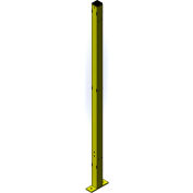 Husky Rack & Wire, Velox, Machine Guard, 6’ Post for Swing Door, Safety Yellow