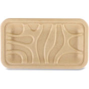 World Centric Fiber Trays, 1-Compartment, 8.3 x 4.9 x 0.7, Natural, 500/Carton