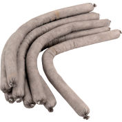 Global Industrial Universal Sorbent Tube, 3" x 48", Gray, 12/Pack