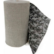 Global Industrial Universal Sorbent BattleMat, Extra Heavyweight, 30"W x 150'L, Gray