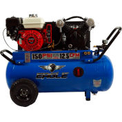Eagle P55GE25H1 Portable Gas Air Compressor w/ Honda GX Engine, 5.5 HP, 25 Gallon, Horizontal