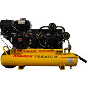 MaxAir TT90G-MAP Portable Gas Air Compressor w/ Honda GX Engine, 9 HP, 10 Gallon, Wheelbarrow
