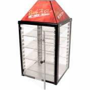 Wisco Industries®Display Warmer - 4 Shelf, Adjustable Thermostat, 2 Door, 18"W x 34"H x 18"D
