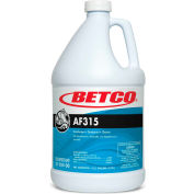 Betco AF315 Disinfectant - 4/Case,1 Gallon Bottle - Citrus Floral, Turquoise - 3150400