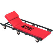 K Tool International 40" Metal Frame Creeper with Adjustable Headrest KTI-74961
