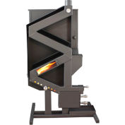 US Stove Wiseway Pellet Stove GW1949 - 40000 BTU 60 Lb. Hopper Black