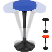 Uncaged Ergonomics Adjustable Height Wobble Stool Swivel Chair - Blue