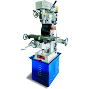 Baileigh Industrial Vertical Mill, 1-1/2 HP, Single Phase, 110V, VM-626-1