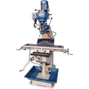 Baileigh Industrial Vertical Mill, 2 HP, Single Phase, 120V, VM-836E-1