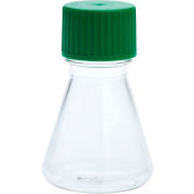 CELLTREAT&#174; 125mL Erlenmeyer Flask, Solid Cap, Plain Bottom, PETG, Sterile