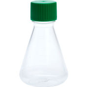 CELLTREAT&#174; 250mL Erlenmeyer Flask, Solid Cap, Plain Bottom, PETG, Sterile