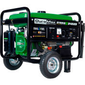 DuroMax XP4850EH 4,850 Watt Hybrid Portable Generator Dual Fuel Electric Start 120/240V