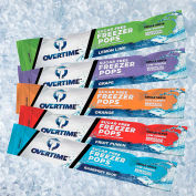 Overtime Sugar-free Electrolyte Freezer Pops, 5 Flavor Variety Pack, 150/Case