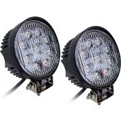 Race Sport Street Series 4" Round High-Powered LED, 27W/1755LM, Pair