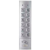 Alarm Controls Digital Keypad, Mullion Mounted Narrow Stile, Stainless Steel, UL Listed