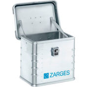 Zarges K-470 Aluminum Shipping and Storage Case 40677 - 15-11/16"L x 11-13/16"W x 13-3/8"H Silver